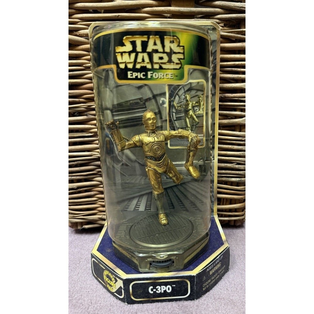 Star Wars Epic Force C-3PO Action Figure 360 Rotating Kenner Collection 1997